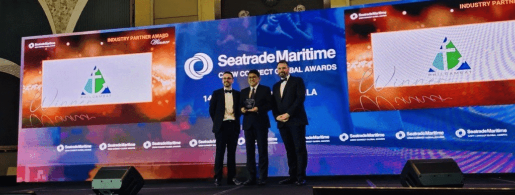 2 | PHILCAMSAT and PTC GMP Capt. Ruben Magallanes honored at the Crew Connect Global Awards | The PTC Group | The PTC Group